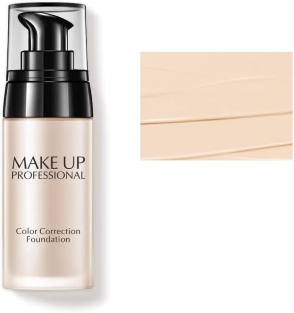 3 Colors Makeup Face Contour Color Liquid Concealer, Blemish Flaw Cover Foundation Cosmetic with Matte Finish, 03 Beige - Image 2