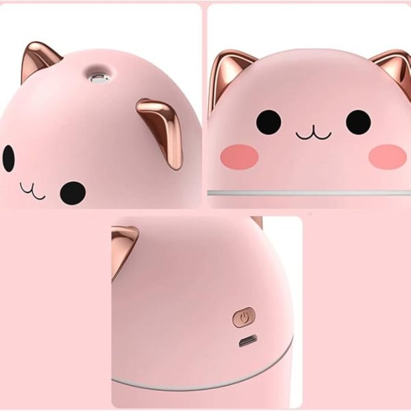 200ml air Mini Humidifiers Cute Aroma Diffuser With Night Light Cool Mist for Bedroom Home Car Plants Purifier air Humidifier - Image 2