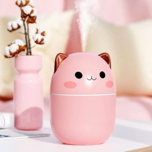 200ml air Mini Humidifiers Cute Aroma Diffuser With Night Light Cool Mist for Bedroom Home Car Plants Purifier air Humidifier